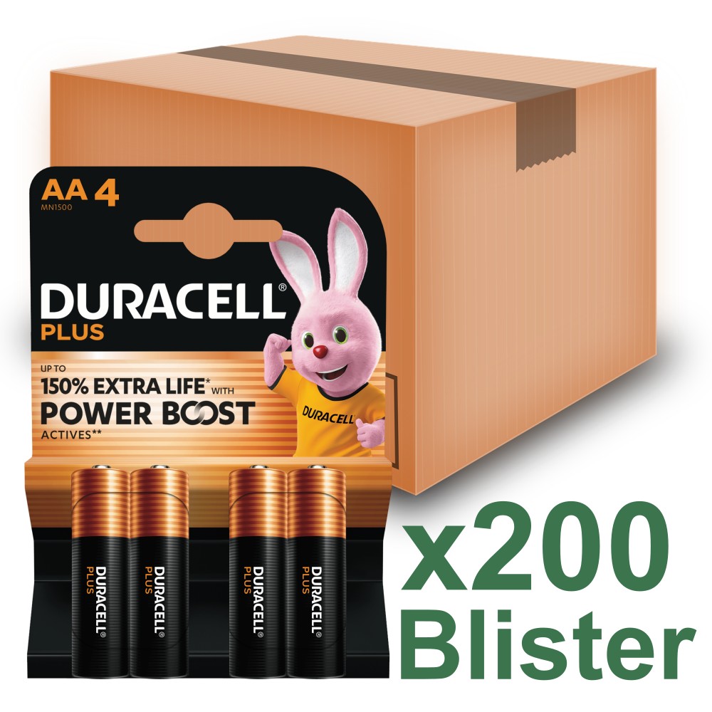 Duracell Plus AA x200